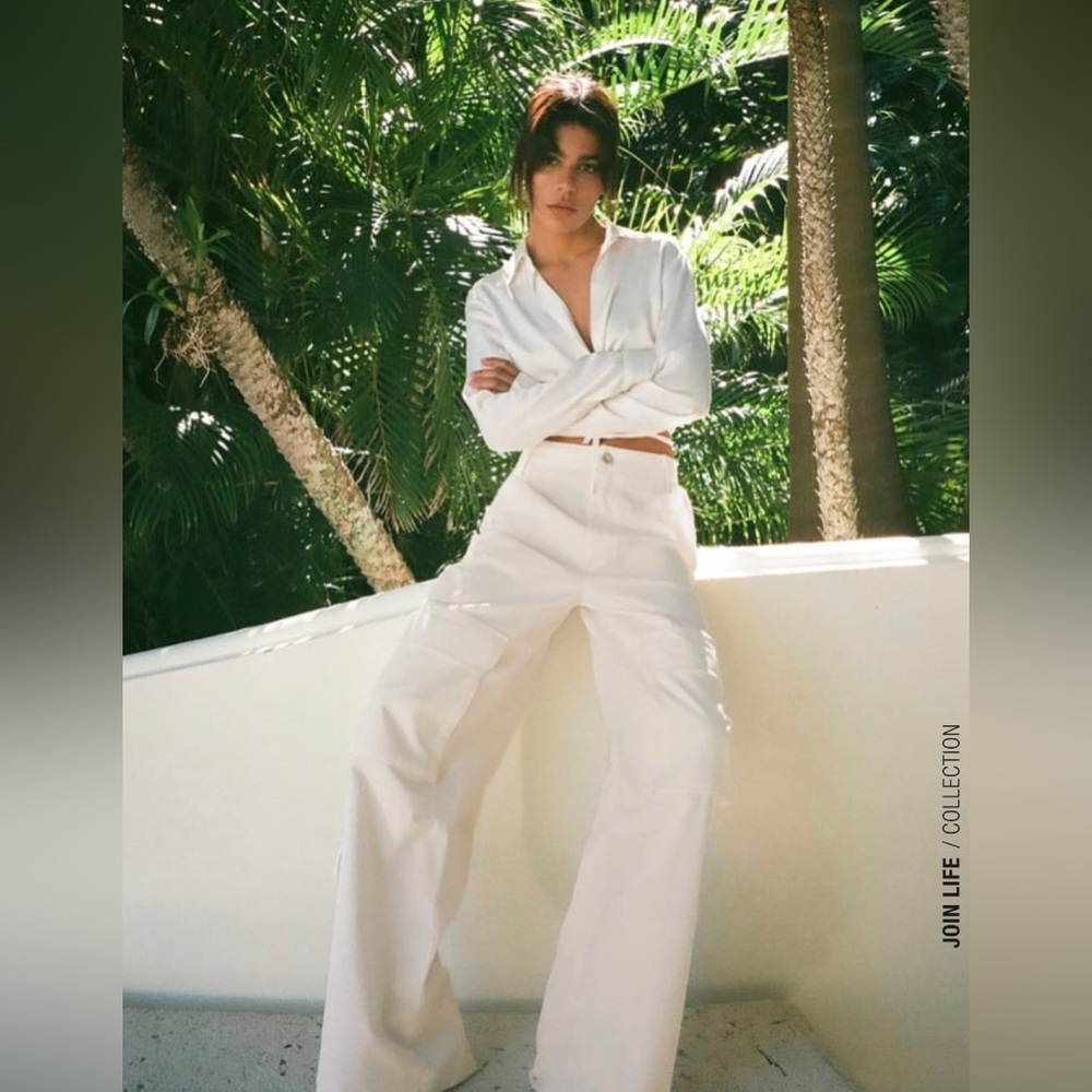 Zara Wide Leg Cargo Pants